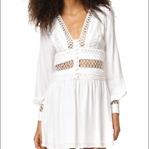 Free People I Think I Love You dress, white size 8
